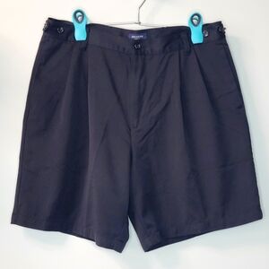 Vintage Y2K Dockers Black Pleated Shorts Khakis Chinos Sz. 36 35" Waist